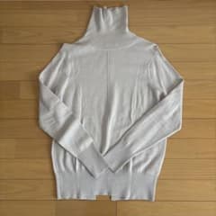 ハイネック薄手セーター/ベージュのサムネイル