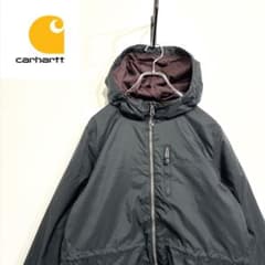 超人気❗️カーハート ナイロンパーカー M 90sワンポイント刺繍ロゴ