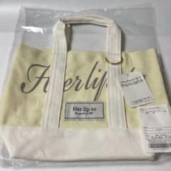Herlipto mini tote ルミネ 限定 トートバッグ yellow ルミネ herlipto Canvas Mini Tote yellow トート - メルカリ
