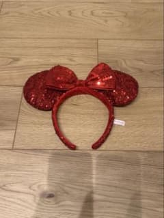 ディズニー スパンコール カチューシャ レッドのサムネイル