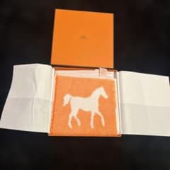 ぶ*ま様 新品 エルメス ハンカチ HERMES 馬刺繍 箱入り 正規品 m71964458307_1.jpg?1773705317