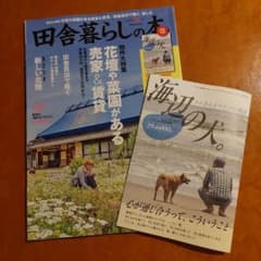 田舎暮らしの本 2024年8月号 海辺の犬。 ファンブック トシさんとララ