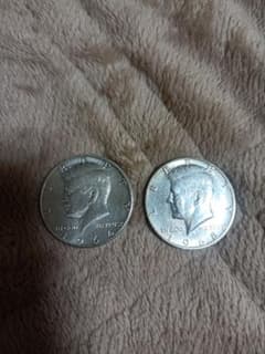 1964 1968 Kennedy Half Dollar 2枚セット - メルカリ