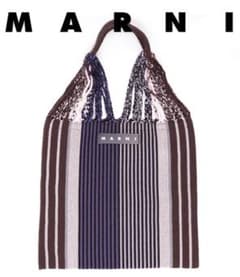 【超美品】MARNI ハンモックバッグ ブルーのサムネイル