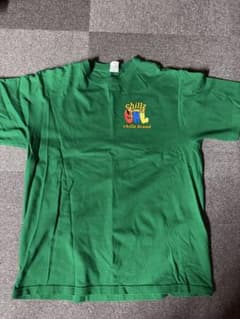 chillz brand プリント Tシャツ グリーンのサムネイル