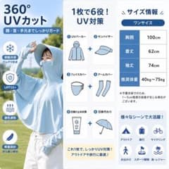 UVカットパーカー レディース 接触冷感 ラッシュガード UPF50+のサムネイル