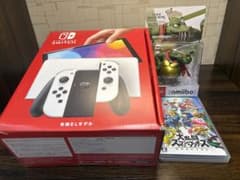 Nintendo Switch 有機ELモデル+スマブラ+amiibo セットのサムネイル