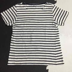 花様専用UNIQLO⇢ボーダートップス Mのサムネイル