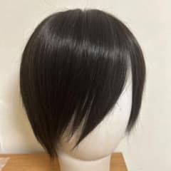 リネアストリア　フルウィッグ　ショート ブラック人工毛　Sサイズのサムネイル