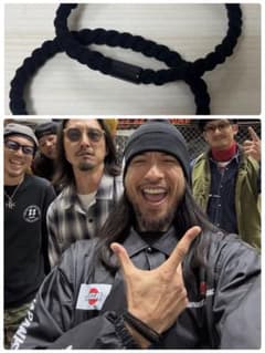 長瀬智也 着用モデル 編み込みヘアゴム 黒2本セット challenger好きに
