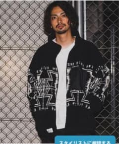 Schott NATIVE BOA FLEECE JACKET ネイビーのサムネイル