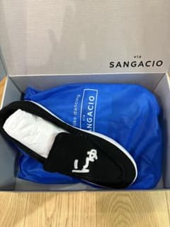 SANGACIO ブラック スリッポンスニーカー　26.5のサムネイル