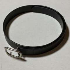 crewre ボタンスタッズレザーベルト シルバー×ブラックのサムネイル