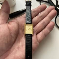Vintage 80s】SEIKO セイコー タンク シャンパンゴールド文字盤 - メルカリ