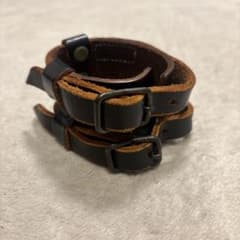 90s Beauty:Beast Leather Wrap Bracelet - メルカリ