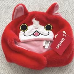 요괴 워치 지바냥 피겨 모자 양털