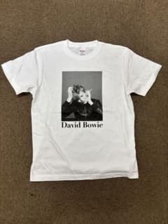 デヴィッドボウイ　フォトTシャツ　Sサイズ ホワイトボディのサムネイル