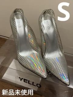 YELLO ホログラム ポインテッドトゥ パンプス Sのサムネイル