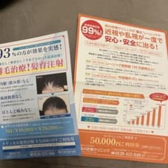 品川近視クリニック　品川スキンクリニック　割引券2枚セットのサムネイル