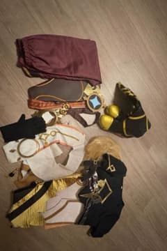 原神 空コスプレ衣装 ウィッグ 衣装 靴 ピアスのセット - メルカリ