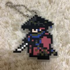 FINAL FANTASY XIV ドット絵 ラバーキーホルダー　侍のサムネイル