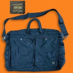 PORTER タンカー 2way オーバーナイト ブリーフケース 黒 ショルダー