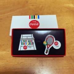 【非売品】オリンピック ペアピンズ テニス【コカ・コーラオリジナル】のサムネイル