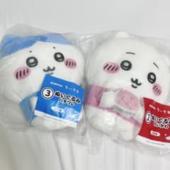 一番くじ　ちいかわ ハチワレ ぬいぐるみ 2点セットのサムネイル
