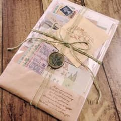 コラージュ 素材 洋書 紙もの セット 詰め合わせ まとめ売り　おすそ分けのサムネイル