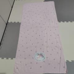 【水通しのみ・難アリ・格安】SUDO TOWEL ピンク花柄バスタオル