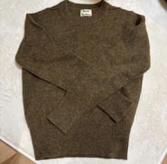 Acne Studios ブラウンニットセーター - メルカリ