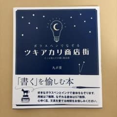 ガラスペンでなぞる ツキアカリ商店街 九ポ堂のサムネイル