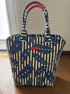 HENRI BENDEL トートバッグ ストライプ リーフ柄のサムネイル
