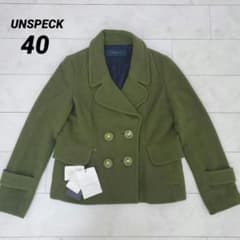 UNSPECK レディース テーラードジャケット カーキ