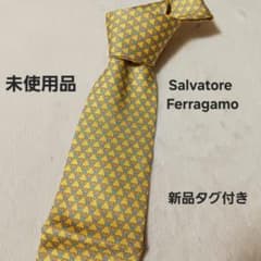 新品Salvatore Ferragamo 高級ネクタイ アニマル柄クマ ハート - メルカリ