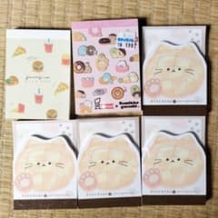 고양이 메모장 스미코구라시 미스터 도넛 음식 문방구 문구