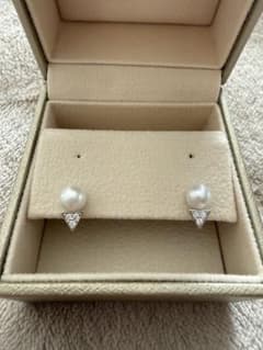 ポンテヴェキオ pt999/pt900 フレッシュウォーターパール ピアス 