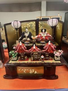豪華 七段飾り 雛人形一式 金屏風付き 新品未使用展示品 閉店在庫