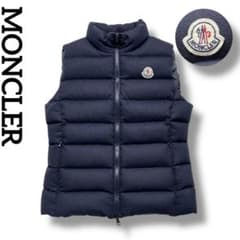 美品 MONCLER GHANY ガーニー ダウンベスト ダウン ロゴ ウール - メルカリ