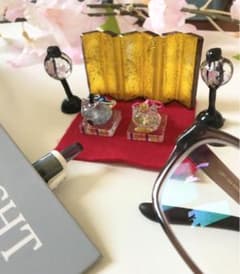 【数量限定】願いが叶う✨ミニ猫雛様　ピンク桜　Bのサムネイル