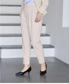GLOBAL WORK ウツクシルエットテーパードパンツXSのサムネイル