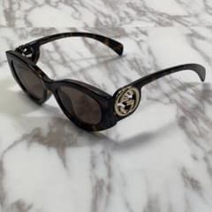 極美品 GUCCI GG1691S サングラス GGロゴ ゴールド ブラウン - メルカリ