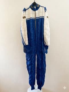 OMP レーシングスーツ ブルー ホワイト　練習用　XL〜XXLのサムネイル