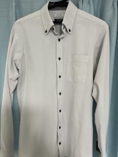 LES MUES グレー スーパーストレッチ ワイシャツ