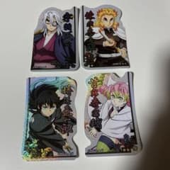 鬼滅の刃キャラカットステッカーガム　宇髄天元・煉獄杏寿郎・甘露寺蜜璃・時透無一郎のサムネイル