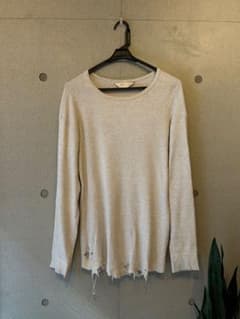 ANCELLM DAMAGE WAFFLE CREW LS T-SHIRTのサムネイル