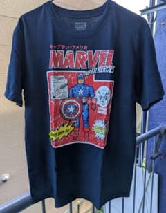 MARVEL キャプテンアメリカ Tシャツ ネイビーのサムネイル