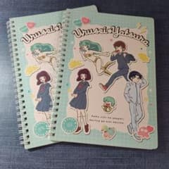 미사용 우루 세이 야츠라 DAISO 한정 링 노트 2 권