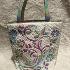 ハワイアンキルト ハンドメイド トートバッグのサムネイル