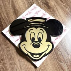ヴィンテージディズニー ミッキー ダイカットフェイス型 壁掛けミラー